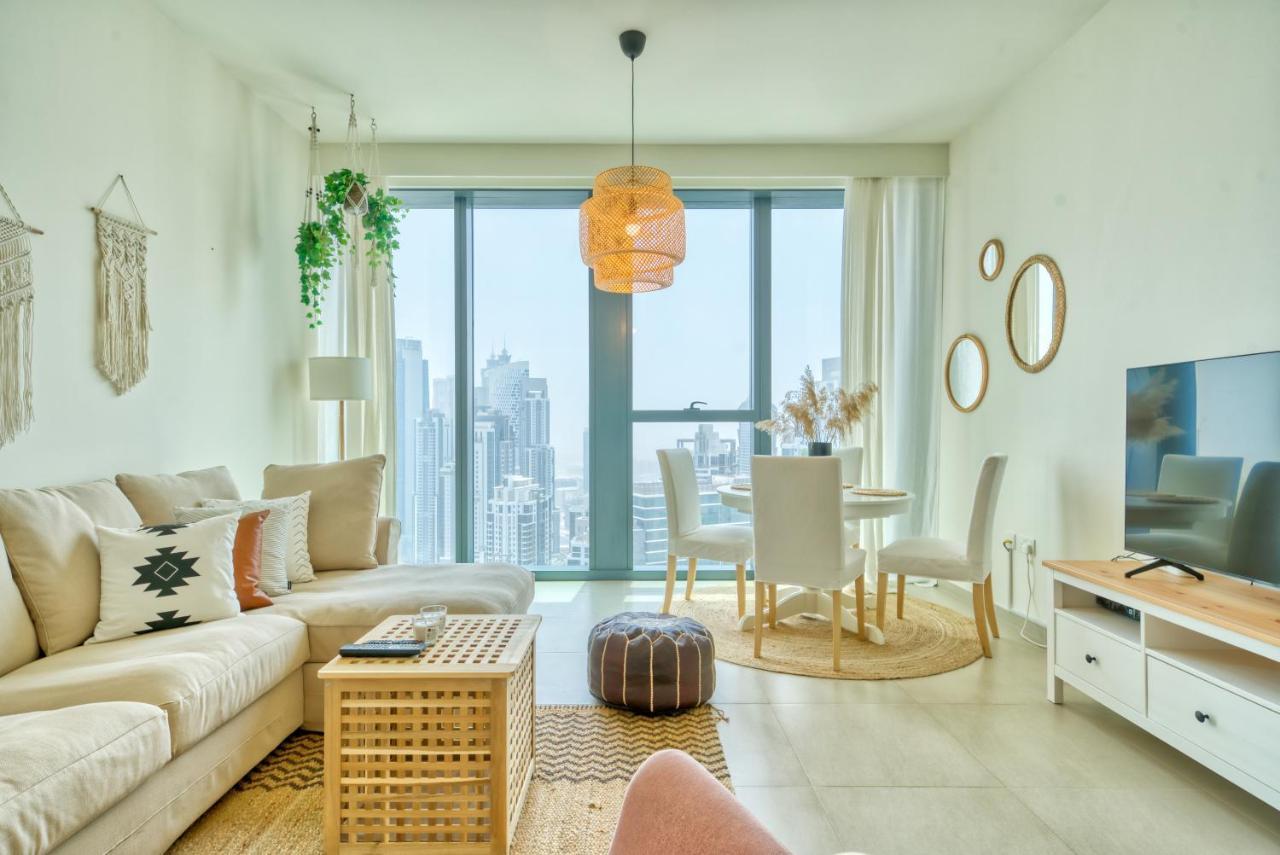 דירות דובאי Boho-Chic Cosy 1Br, Minutes To Burj Khalifa מראה חיצוני תמונה
